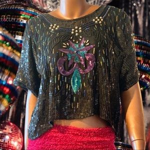 Vintage 80s Designer Top